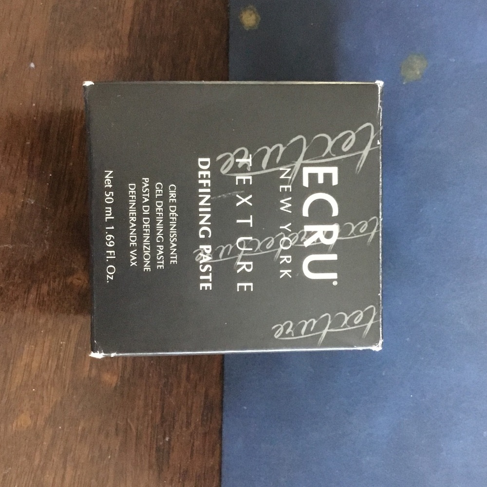 ECRU New York Black Defining Paste - Texturizing Hair Paste